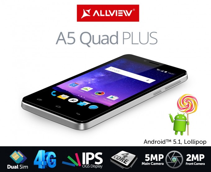 Allview a lansat A5 Quad Plus quad allview 