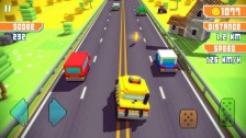 Blocky Highway - endless runner cu mașini și grafică voxel art Blocky Highway - endless runner cu mașini și grafică voxel art voxel pixel