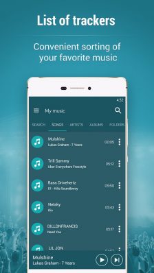 Mobi Music Player - player audio gratuit și foarte intuitiv offline music player 