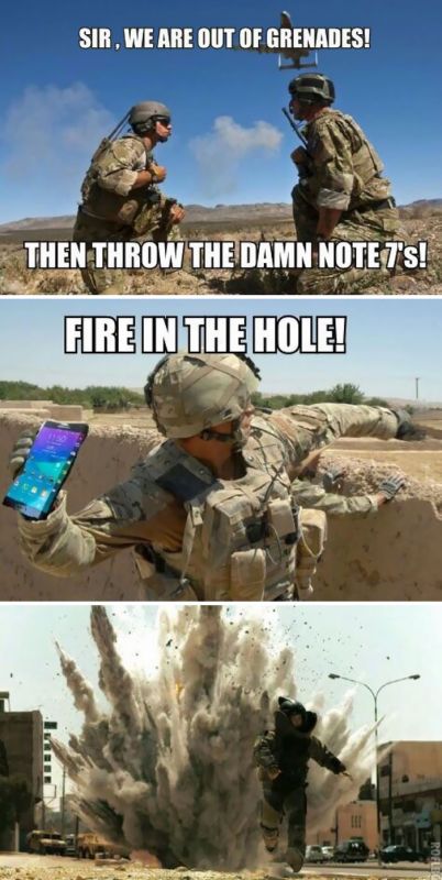 Samsung Galaxy Note 7 - ținta glumelor în ultimele saptămâni [Imagini] note 7 