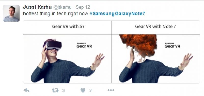 Samsung Galaxy Note 7 - ținta glumelor în ultimele saptămâni [Imagini] note 7 