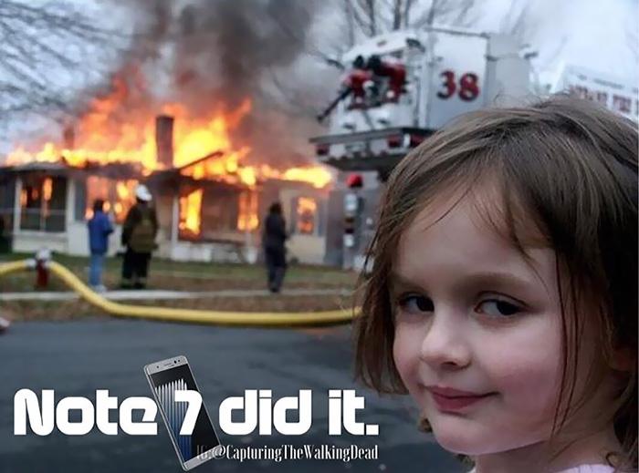 Samsung Galaxy Note 7 - ținta glumelor în ultimele saptămâni [Imagini] note 7 