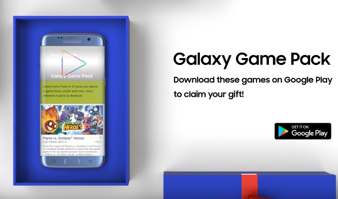 Samsung oferă Galaxy Game Pack pentru posesorii de S7/S7 Edge, cu ocazia sărbătorilor samsung s7 pack 