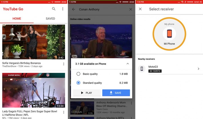 YouTube Go - noua aplicație de la Google youtube google download 