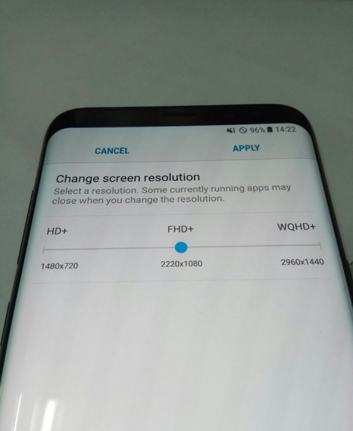 Poți schimba rezoluția ecranului pe Galaxy S8 - fix ca și pe Galaxy S7 Poți schimba rezoluția ecranului pe Galaxy S8 - fix ca și pe Galaxy S7 rezoluție Galaxy S8