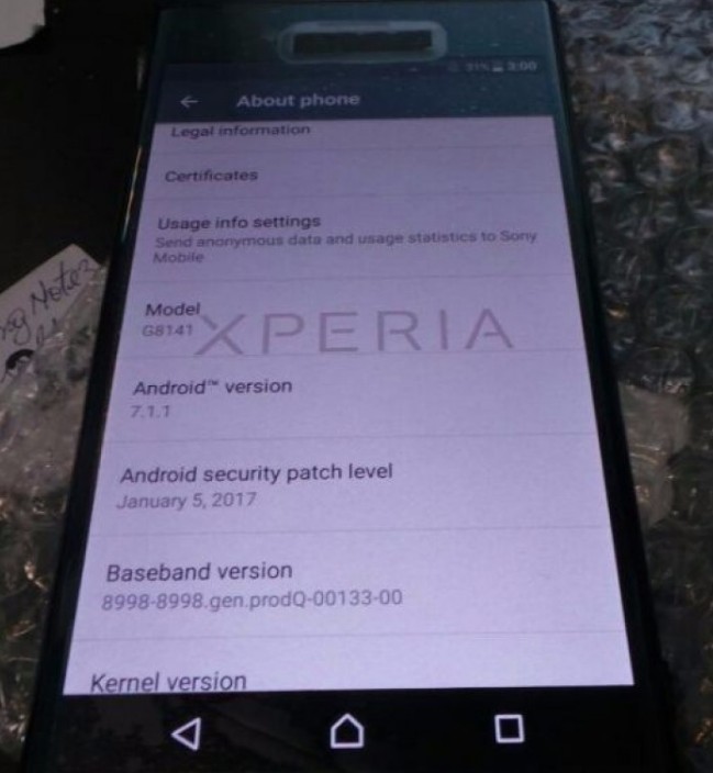 Prototip Sony Xperia XZ Premium găsit la amanet în țara noastră Prototip Sony Xperia XZ Premium găsit la amanet în țara noastră xperia sony premium