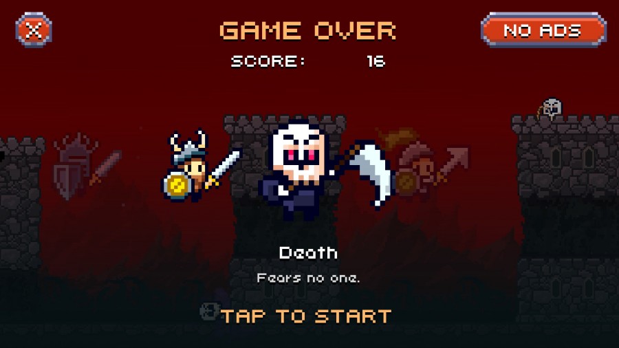 Super Dashy Knight - runner old school pixel art 