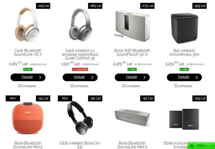 3 zile cu reduceri de Black Friday pe site-ul Bose România 3 zile cu reduceri de Black Friday pe site-ul Bose România bose