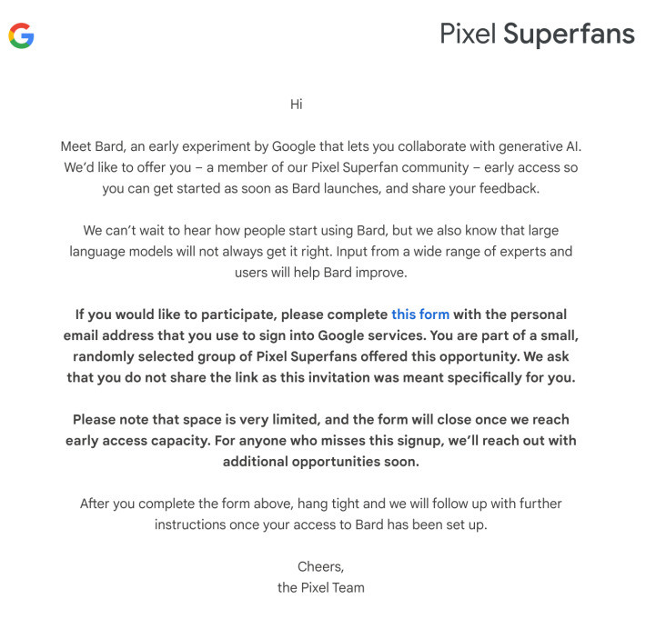 Google oferă acces anticipat la BardAI unor "Superfani Pixel" google bard chat gpt AI 